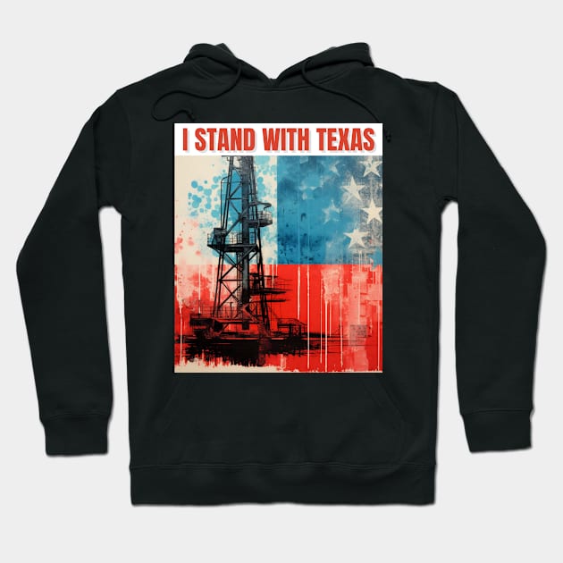 I stand with texas Hoodie by AdaMazingDesign